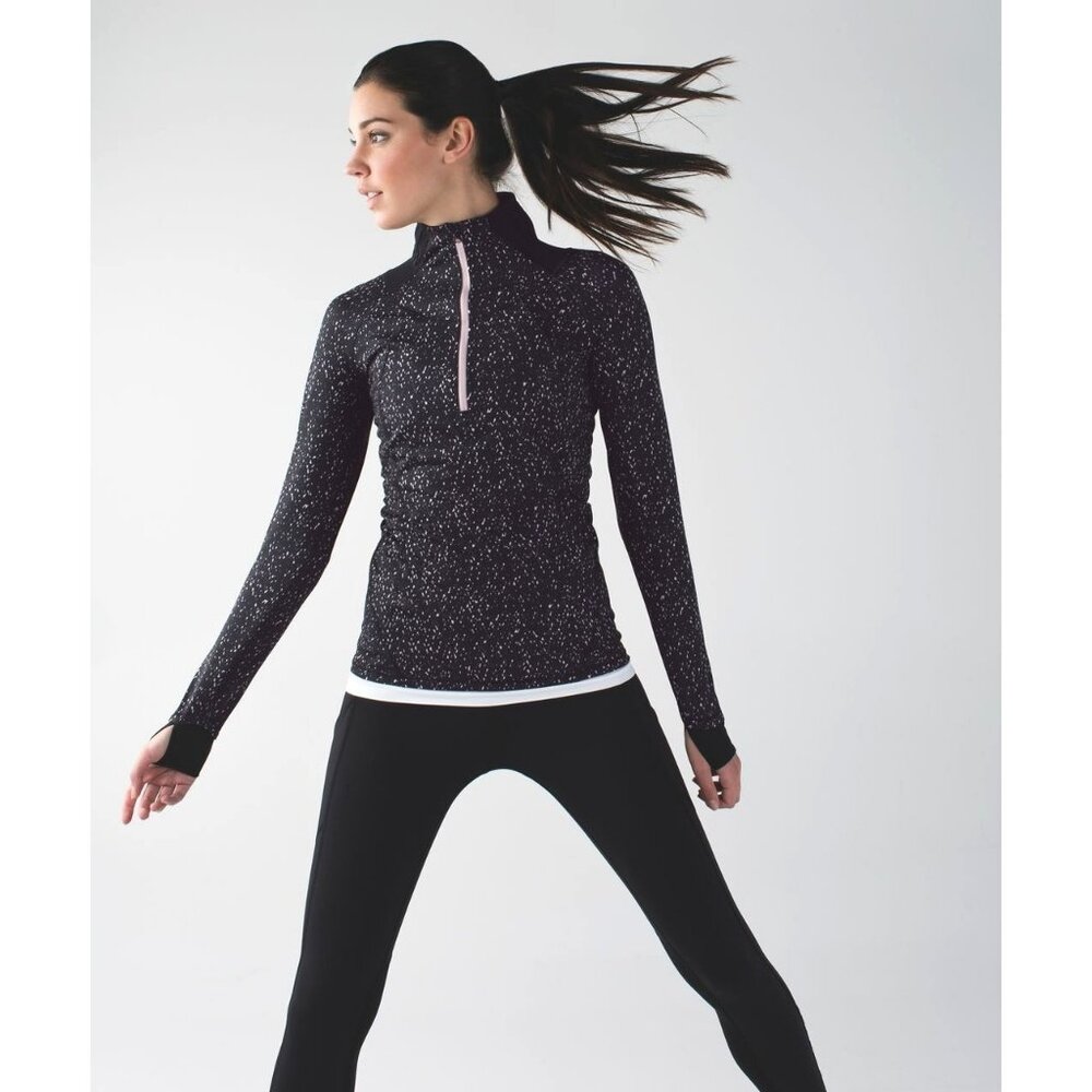 LULULEMON Go The Distance 1/2 Zip Jacket 8 Running Thumbholes Hike Gorpcore
